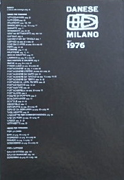 ダネーゼの本〜DANESE MILANO 1976 CATALOGO DELLA PRODUZIONE｜デザイン