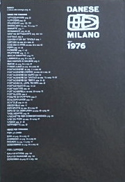 ダネーゼの本〜DANESE MILANO 1976 CATALOGO DELLA PRODUZIONE｜デザイン