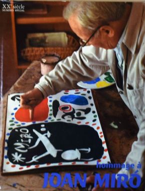ジョアン・ミロ HOMMAGE A JOAN MIRO オリジナル・リトグラフ１葉入｜美術・版画