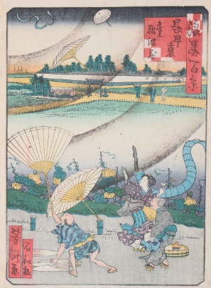 浪花百景〜長町裏遠見難波蔵｜浮世絵・木版画