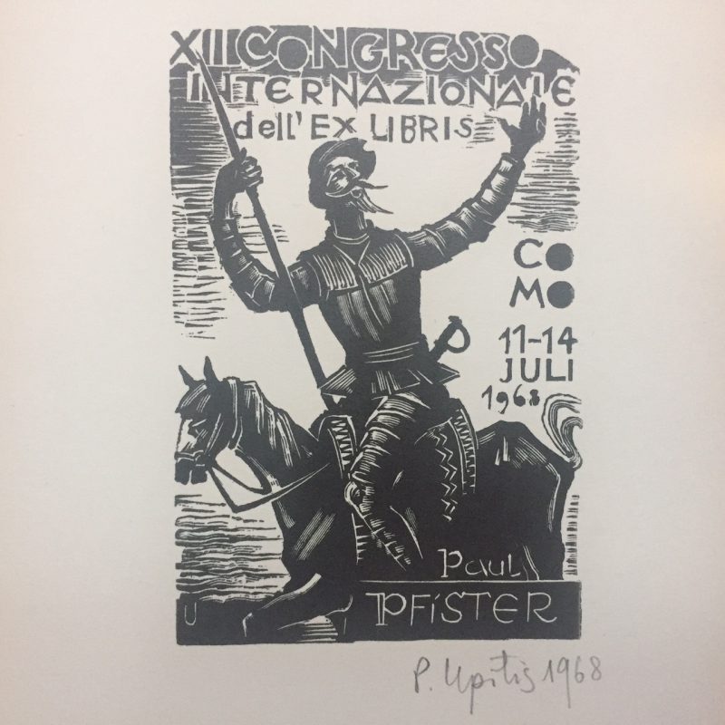 ラトビアの蔵書票　Peteris Upitis ｜ 蔵書票・EXLIBRIS