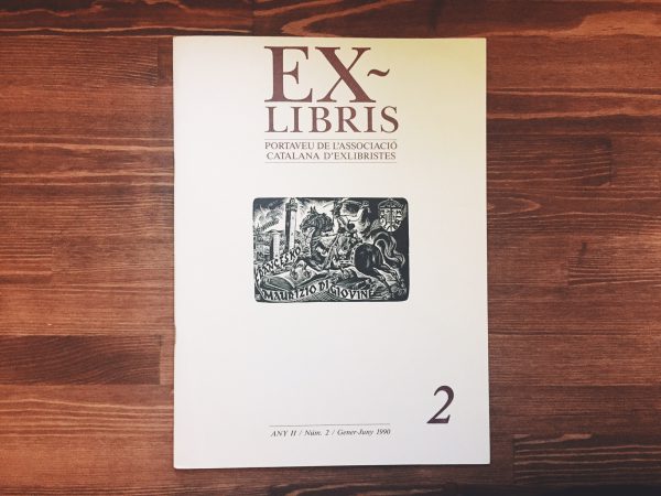 スペインの蔵書票に関する同人誌　EX-LIBRIS 1990年 上半期号 ｜ 蔵書票・EXLIBRIS