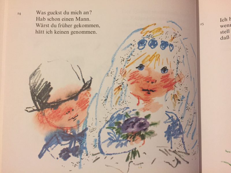 ドイツ語のマザーグース絵本　Ilse Bilse　Zwölf Dutzend alte Kinderverse ｜Gertrud Zucker, Achim Roscher ｜ 絵本