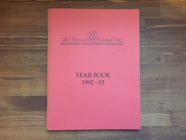 アメリカの蔵書票同人誌　川田喜一郎特集　American Society of BOOKPLATE COLLECTORS and DESIGNERS　YEARBOOK 1992-93｜ 蔵書票・EXLIBRIS