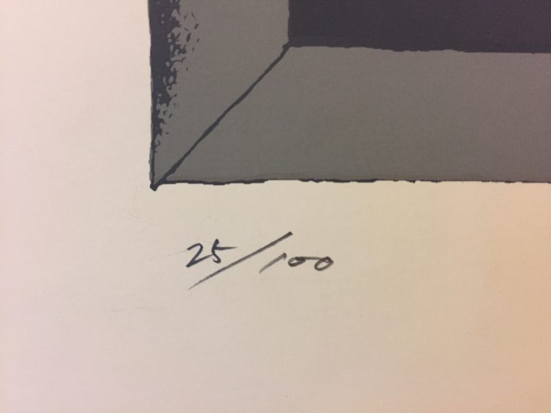 国武久巳 シルクスクリーン版画「窓」｜ 版画・シルクスクリーン
