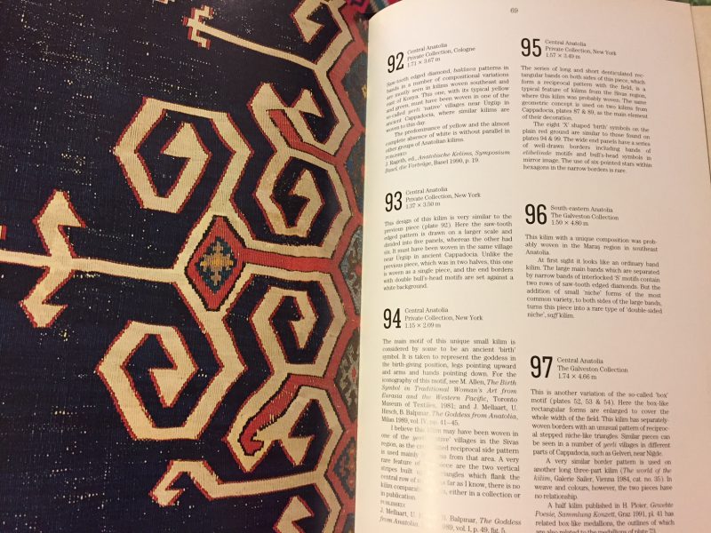 100キリム  ONE HUNDRED KILIMS MASTERPIECES FROM ANATOLIA ｜ 工芸・民芸