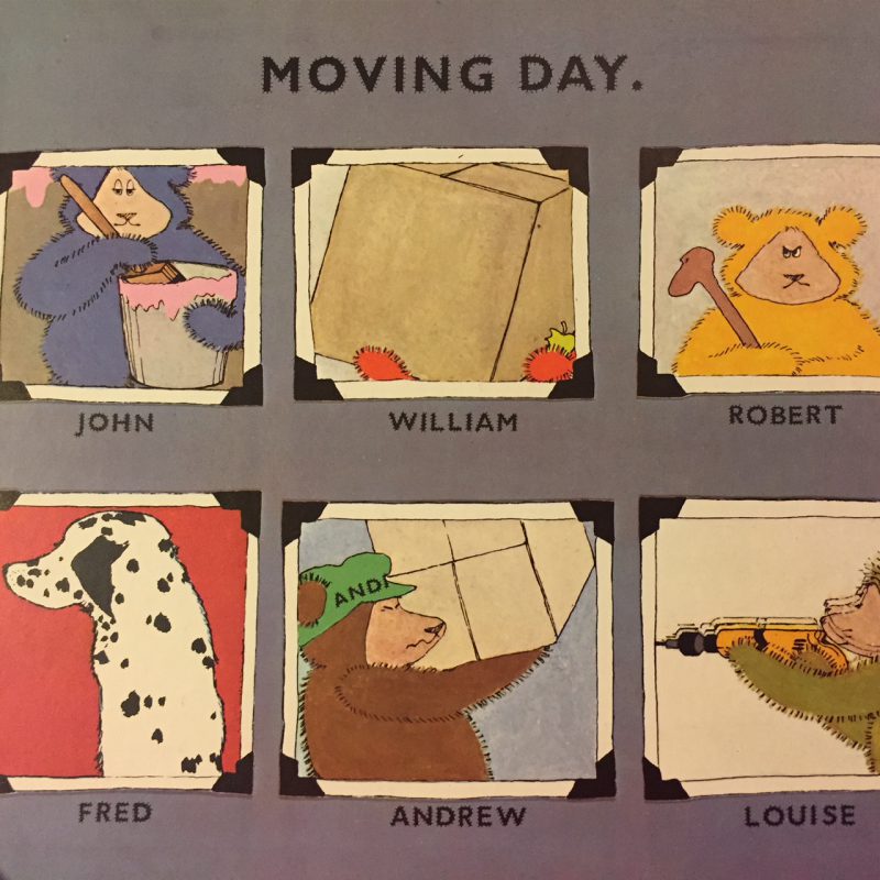 テディベアの絵本　スザンナ・グレッツ SUSANNA GRETZ：teddybears moving day｜ 絵本