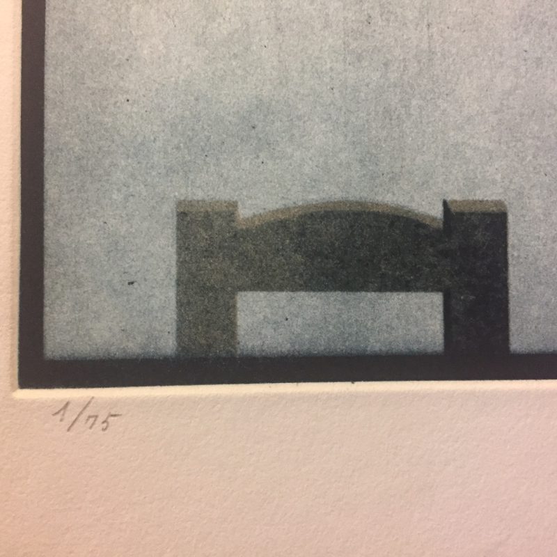 二見彰一銅版画 「ふたつの星」 ｜ 版画 | 古本・版画・骨董の