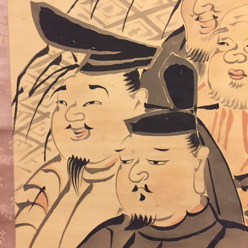 菅楯彦「六歌仙図」の掛け軸入荷 | 古本・版画・骨董の出張買取 | 大阪の古書 象々