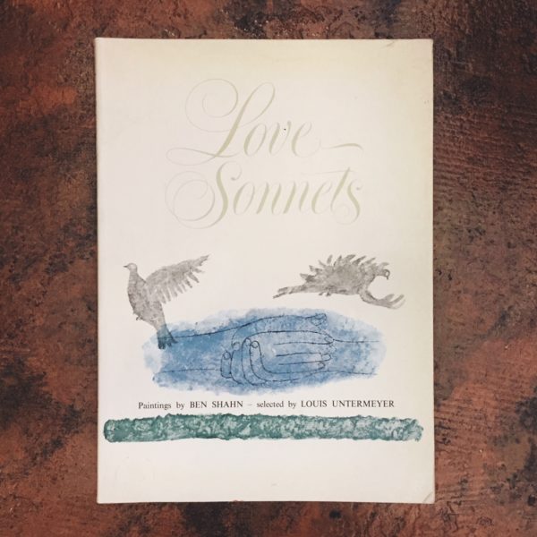 ベン・シャーン Ben Shahn: Love Sonnets ｜ 美術・詩画集