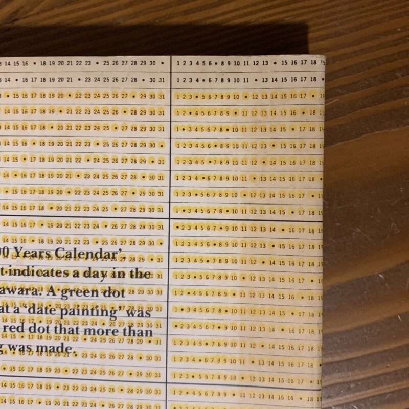 河原温 連続/非連続 1963-1979　ON KAWARA continuity / discontinuity 1963-1979 ｜ 1980年・Moderna Museet, Stockholm ｜ 現代美術・図録