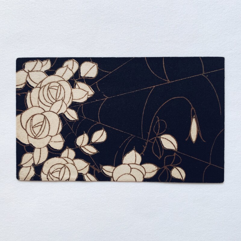 小林かいち 京都さくら井屋木版絵封筒 | 薔薇と蜘蛛の巣 | 木版画 小林かいち 京都さくら井屋木版絵封筒 | 薔薇と蜘蛛の巣 | 木版画