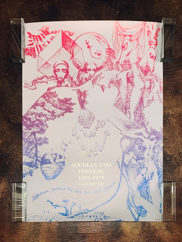 宇野亜喜良ポスターズ 1959-1975 ｜ 宇野亜喜良直筆サイン入・2003年・ギャラリー360° ｜ ポスター・イラストレーション・グラフィックデザイン
