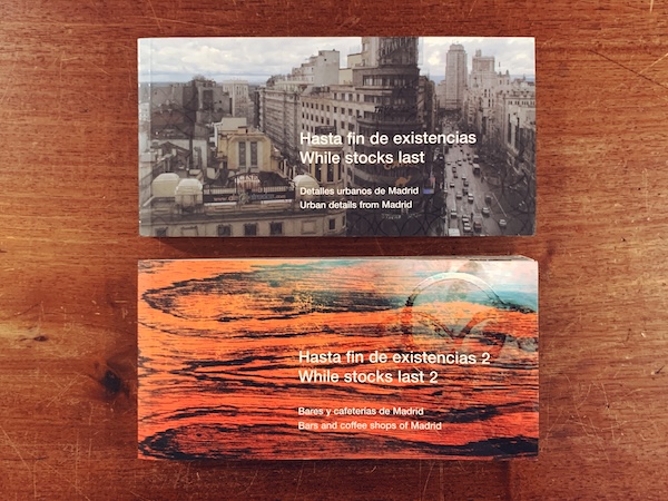 While Stocks Last: Urban Details from Madrid / While Stocks Last 2: Bars and coffee shops of Madrid　2冊セット ｜ 2003/2004・Aldeasa ｜デザイン・店舗デザイン・建築・タイポグラフィ