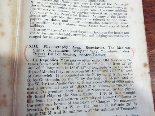 TERRY’S GUIDE TO MEXICO | 1923 Revised edition, Remodelled and Augmented・HOUGHTON MIFFLIN | ツーリズム・旅行案内・観光案内・古地図・古写真・ガイドブック
